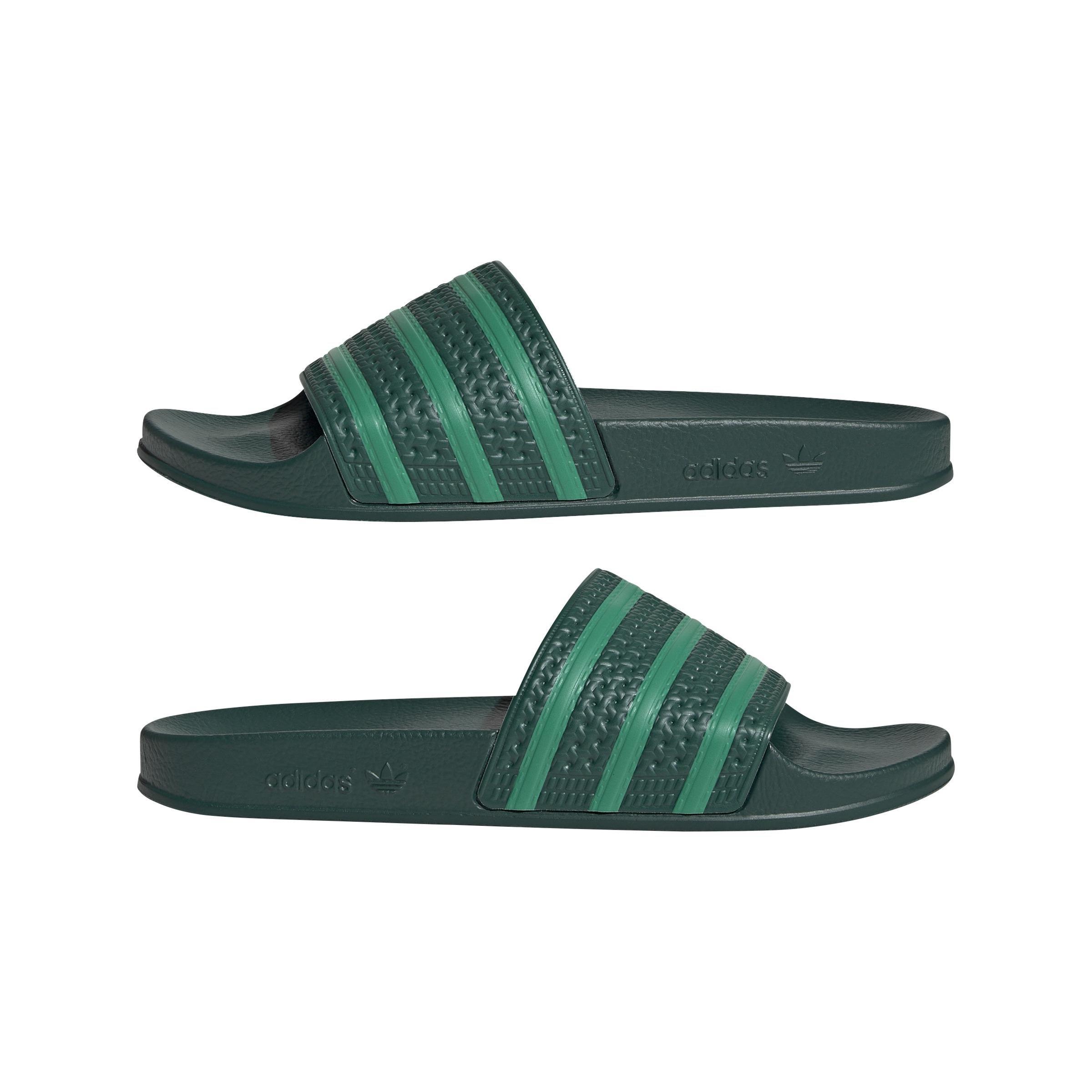 Adilette Slides, Green, A901_ONE, large image number 6