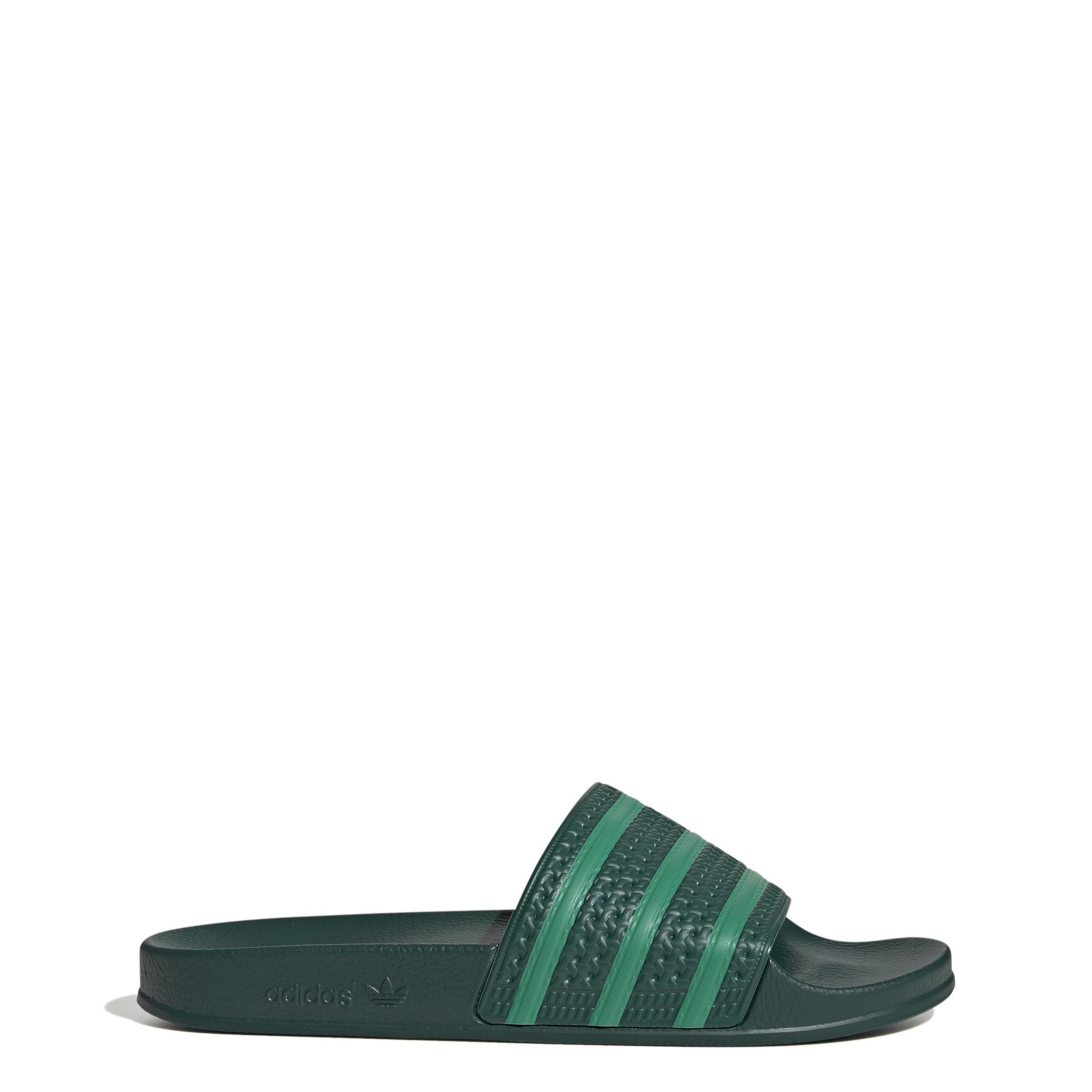 Adilette Slides, Green, A901_ONE, large image number 7