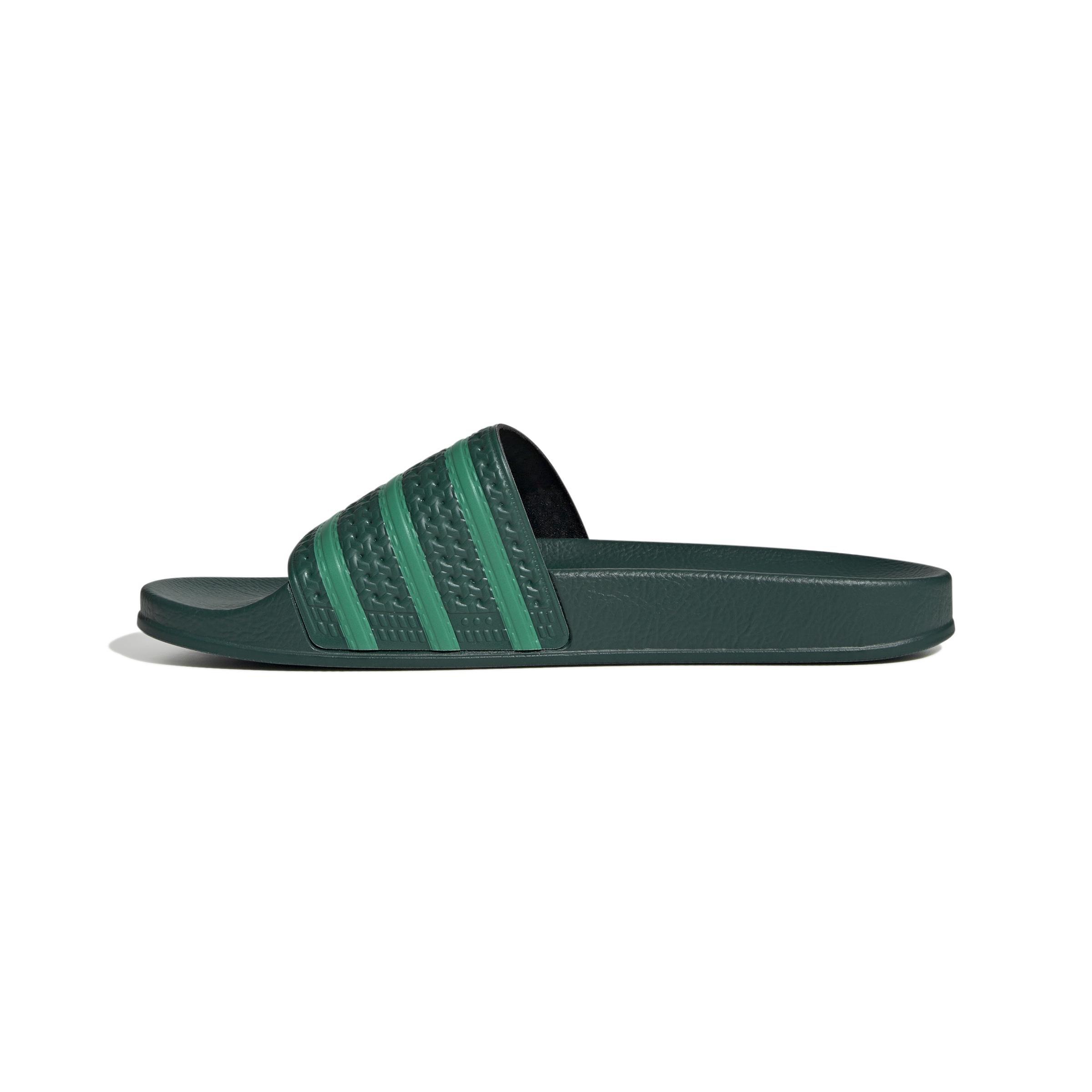 Adilette Slides, Green, A901_ONE, large image number 8