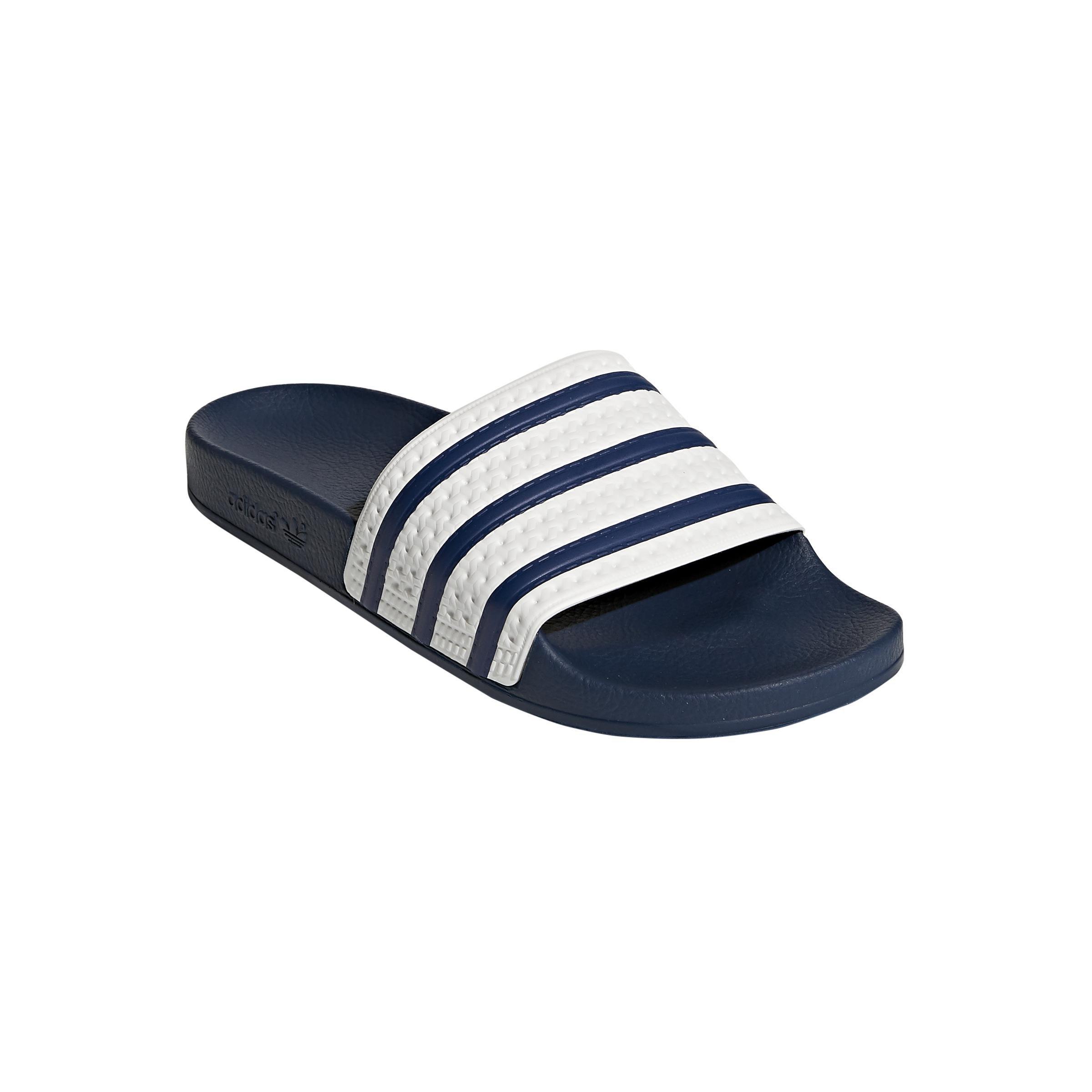 Adilette Slides, Blue, A901_ONE, large image number 2