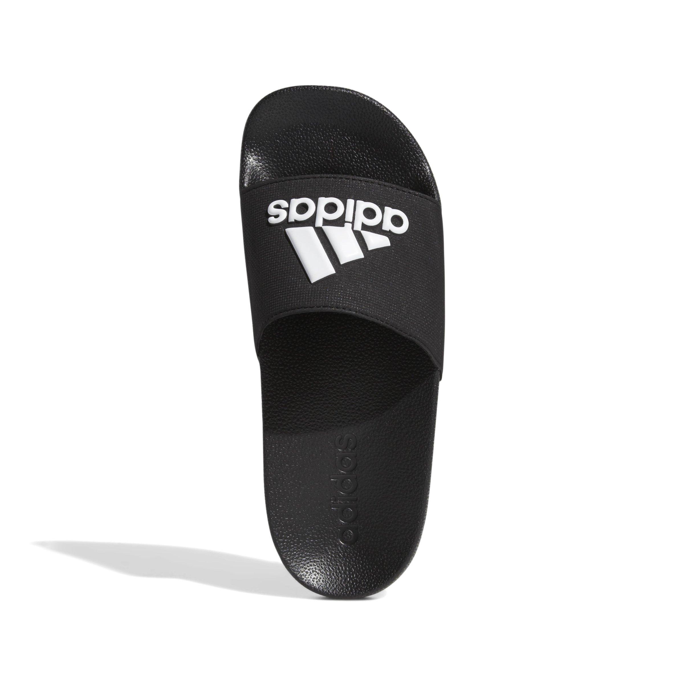 Unisex Kids Adilette Shower Slides, Black, A901_ONE, large image number 3