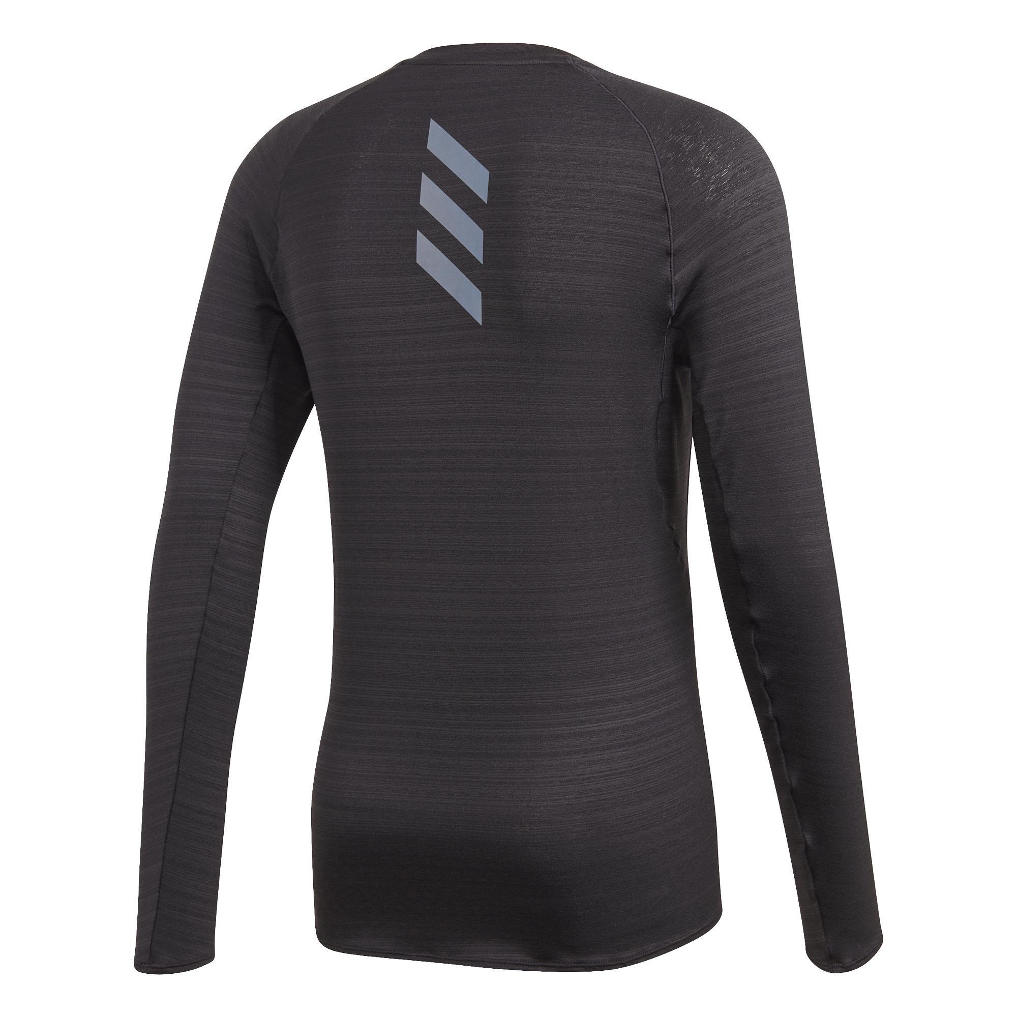 Runner Long Sleeve T-shirt, Black, A901_ONE, large image number 5