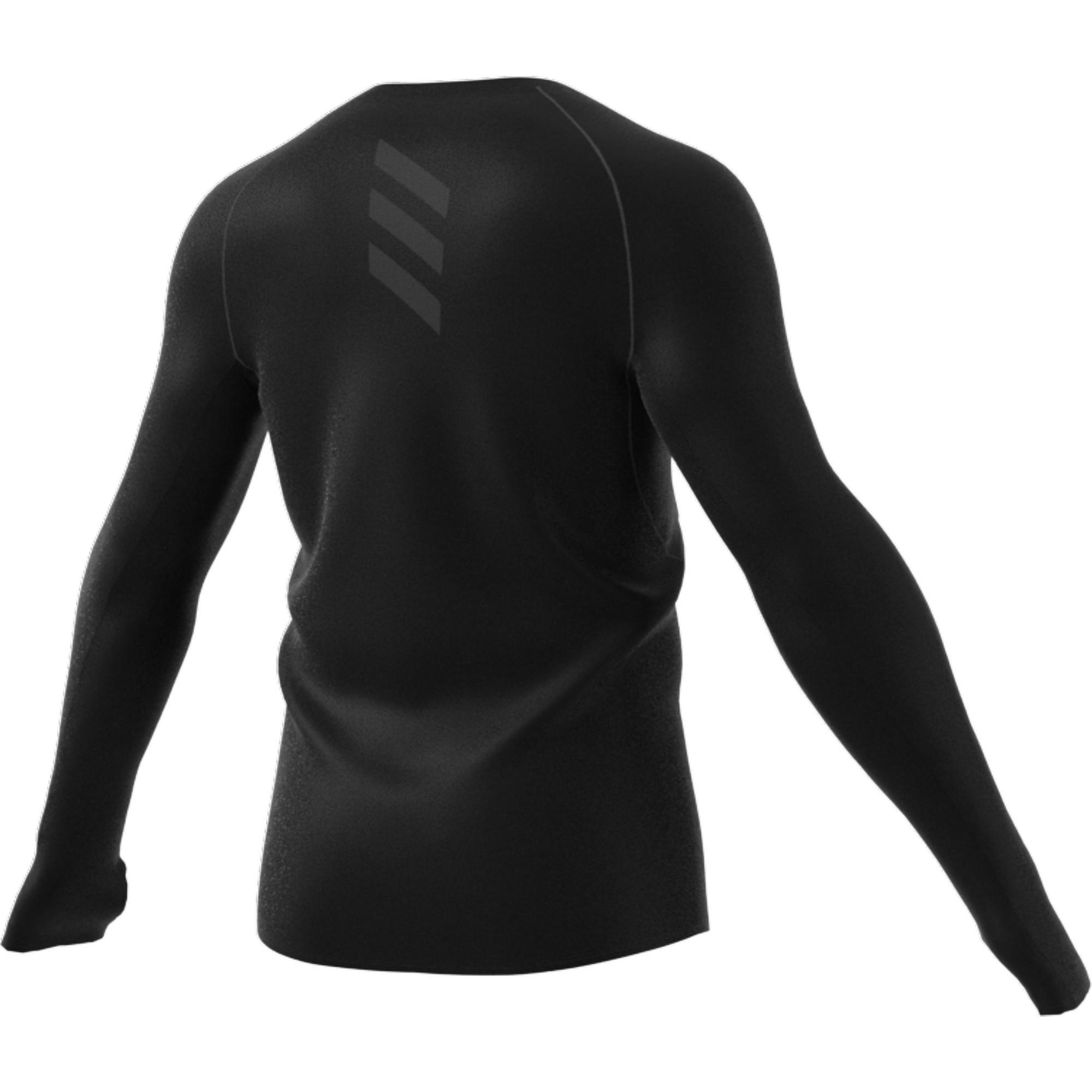 Runner Long Sleeve T-shirt, Black, A901_ONE, large image number 6