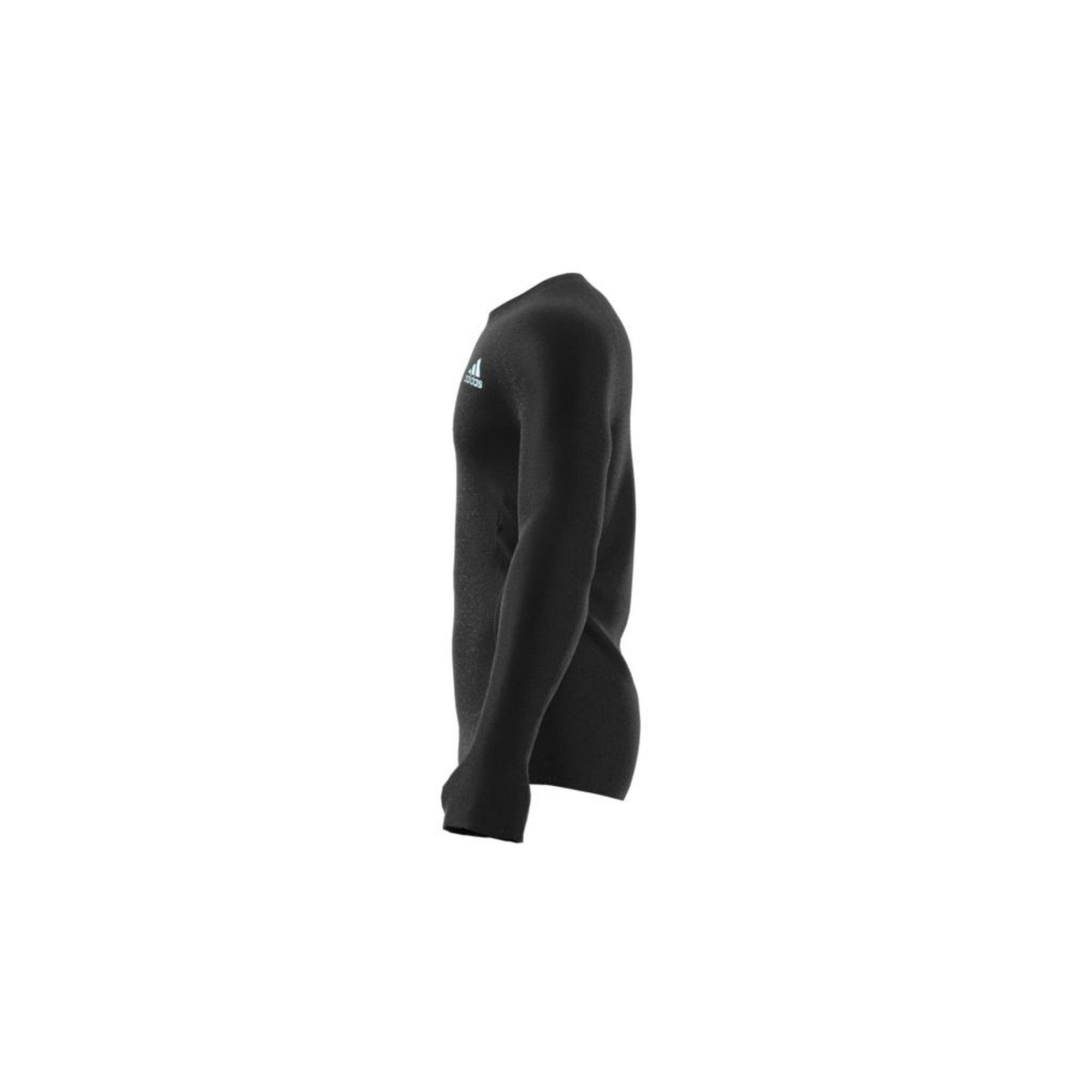 Runner Long Sleeve T-shirt, Black, A901_ONE, large image number 12