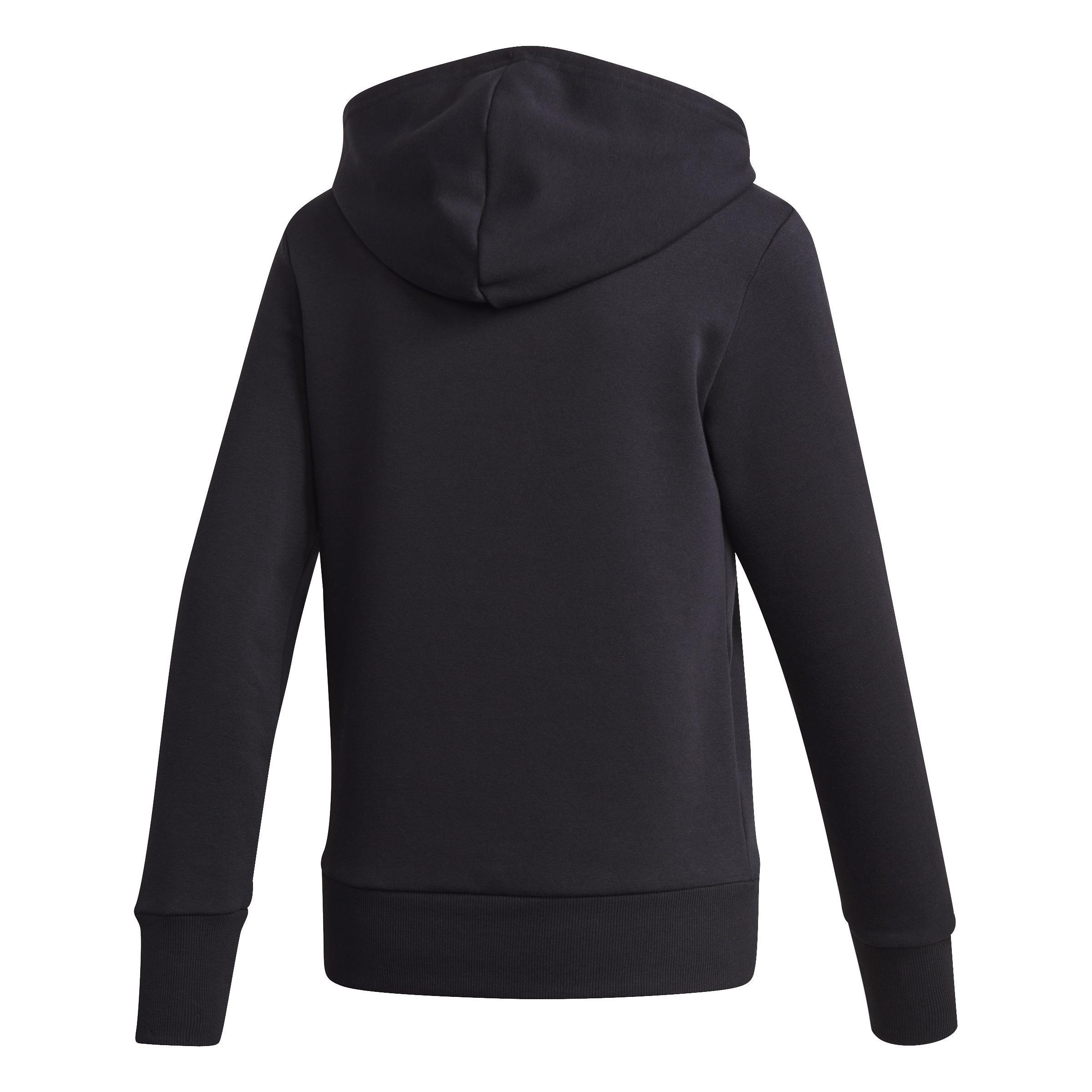 Badge Of Sport Hoodie Fleece Hoodie, Black, A901_ONE, large image number 1