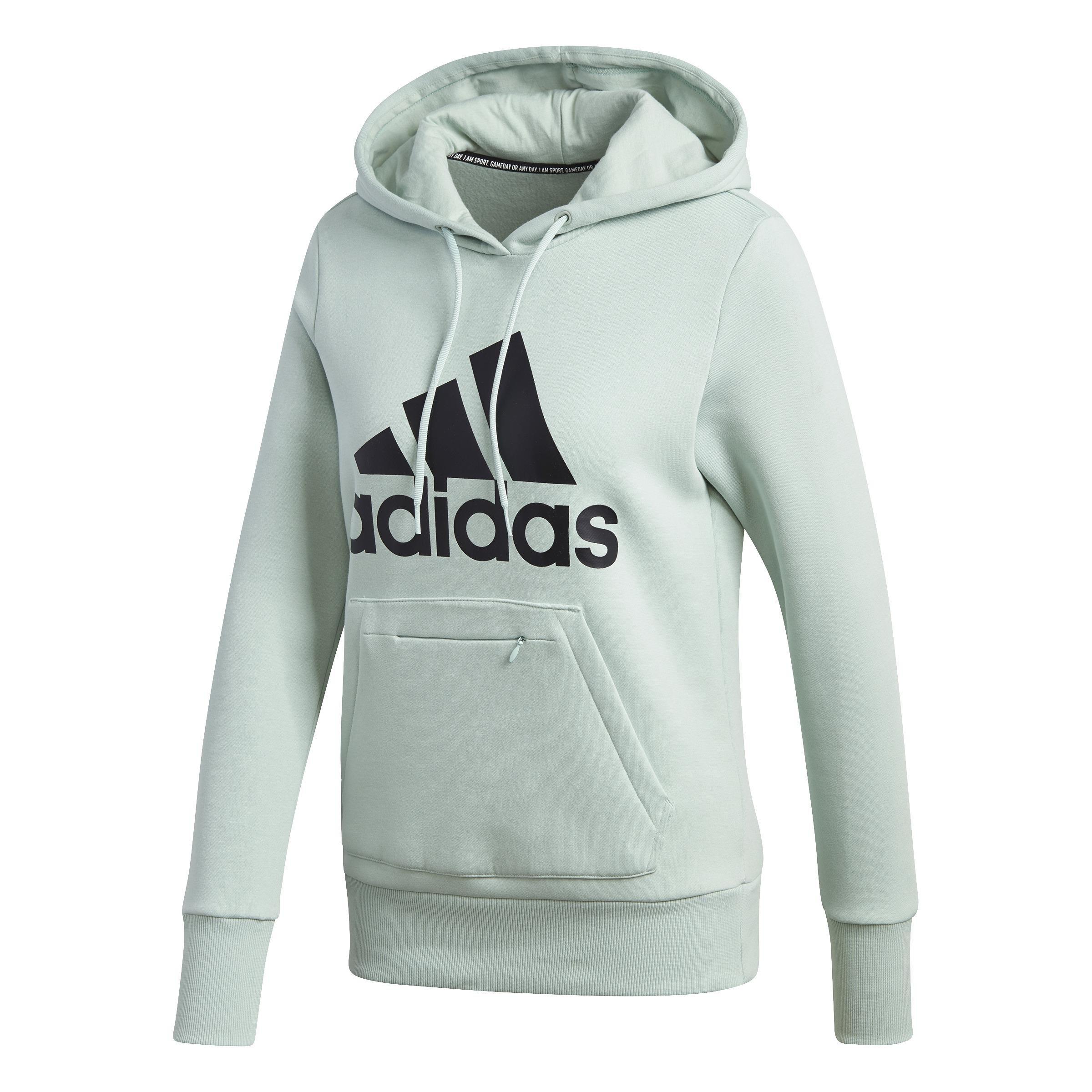 Badge Of Sport Hoodie Fleece Hoodie, Green, , large image number 0
