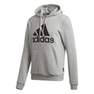 Men Badge Of Sport French Terry Hoodie, Grey, A901_ONE, thumbnail image number 4