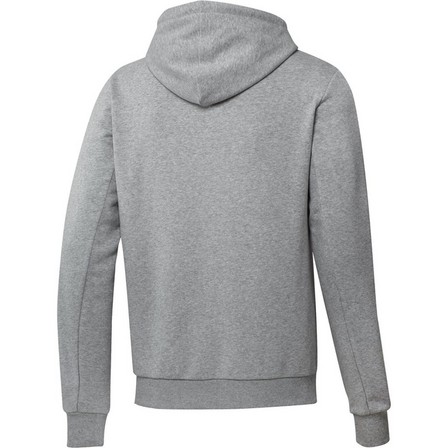 Men Badge Of Sport French Terry Hoodie, Grey, A901_ONE, large image number 6
