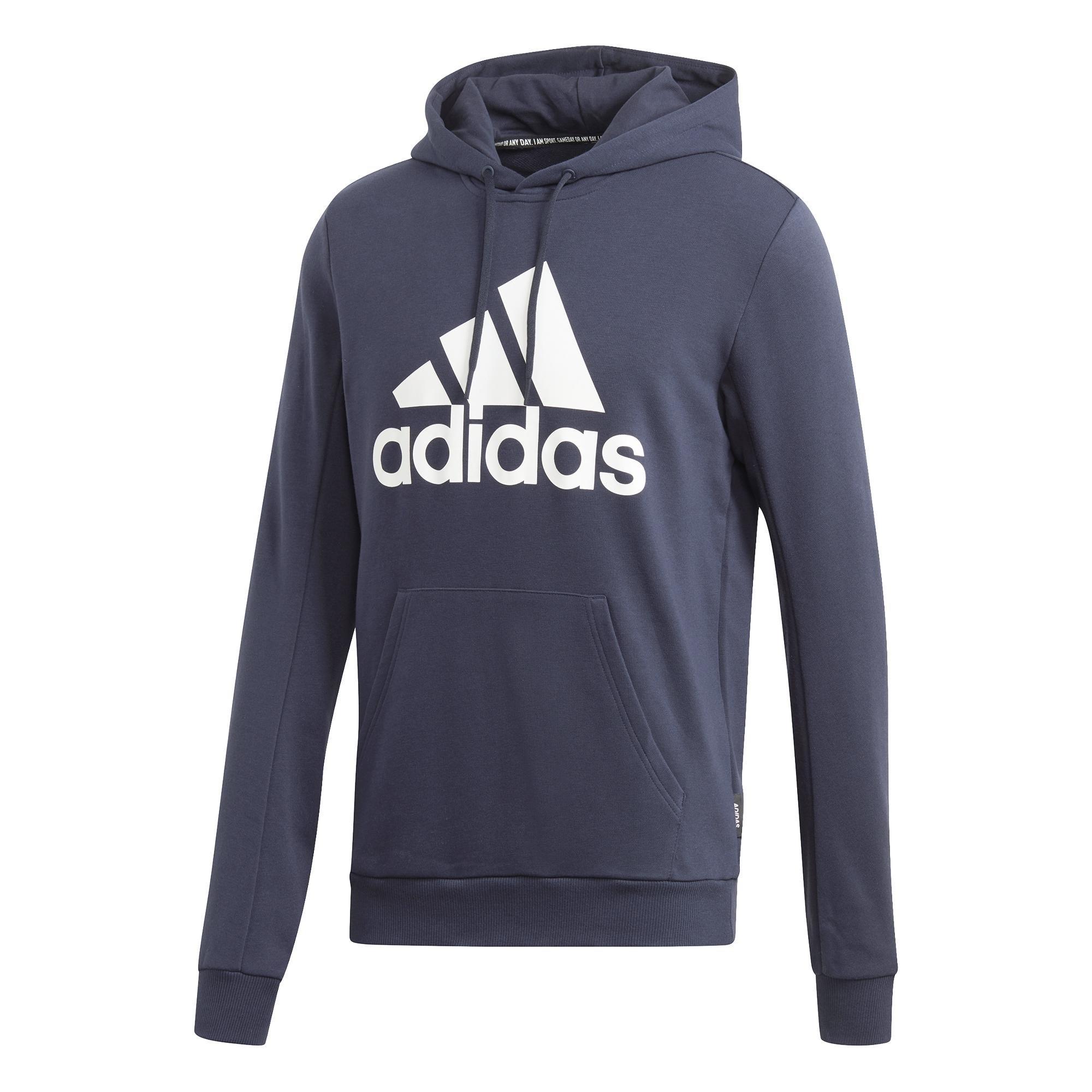 Badge Of Sport French Terry Hoodie, Blue, A901_ONE, large image number 3