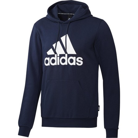 Men Badge Of Sport French Terry Hoodie, Navy, A901_ONE, large image number 14