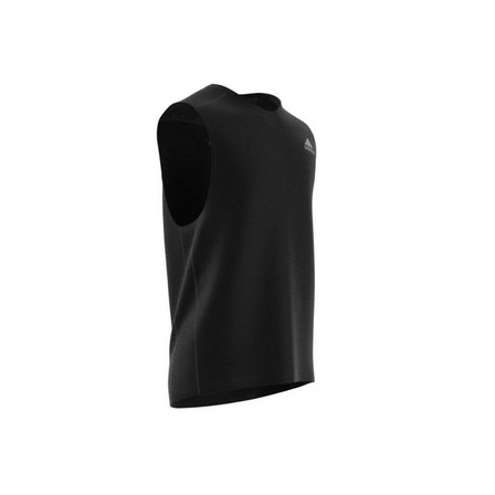 Men Own The Run Tank Top, Black, A901_ONE, large image number 3