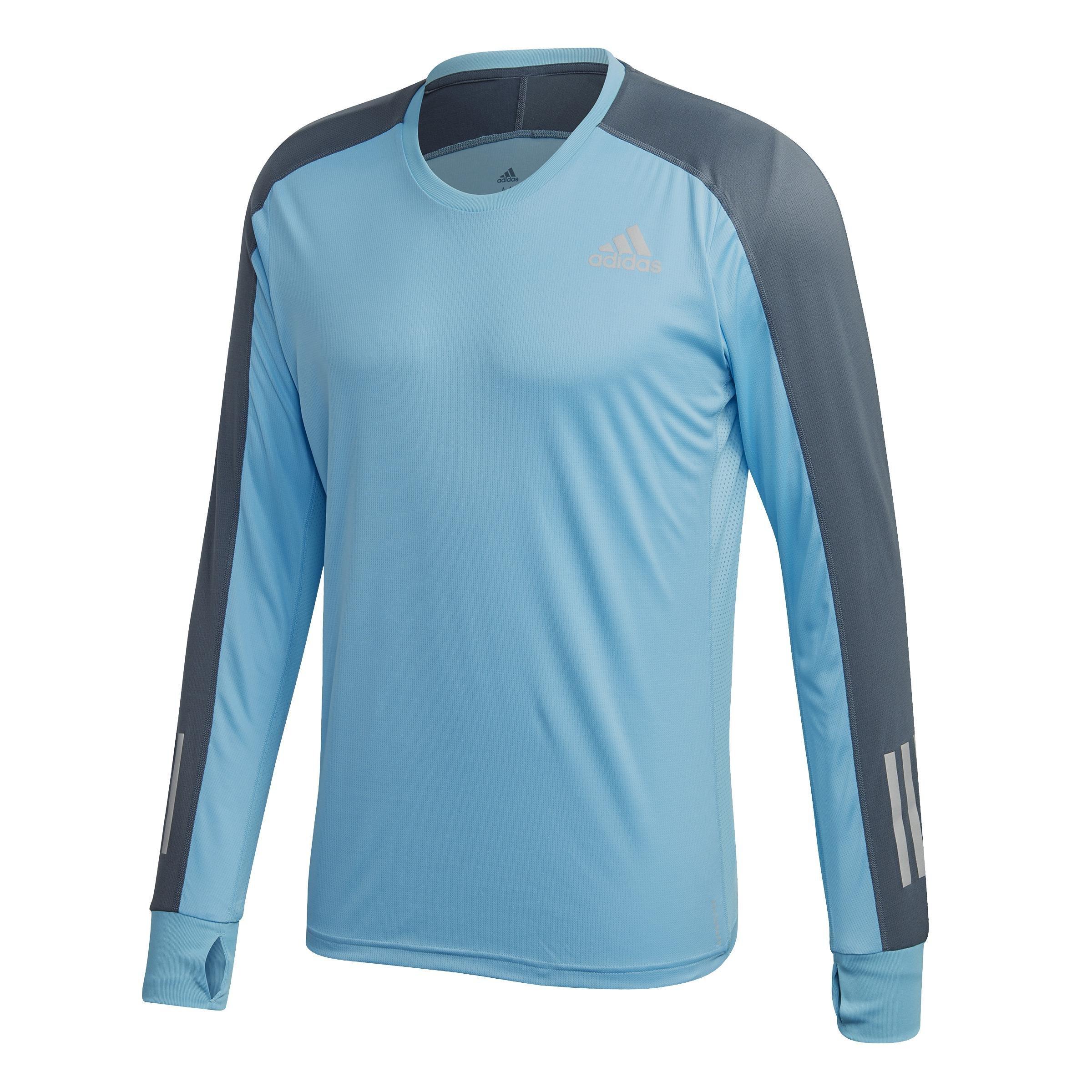 Own The Run Long-Sleeve Top, Turquoise, , large image number 0