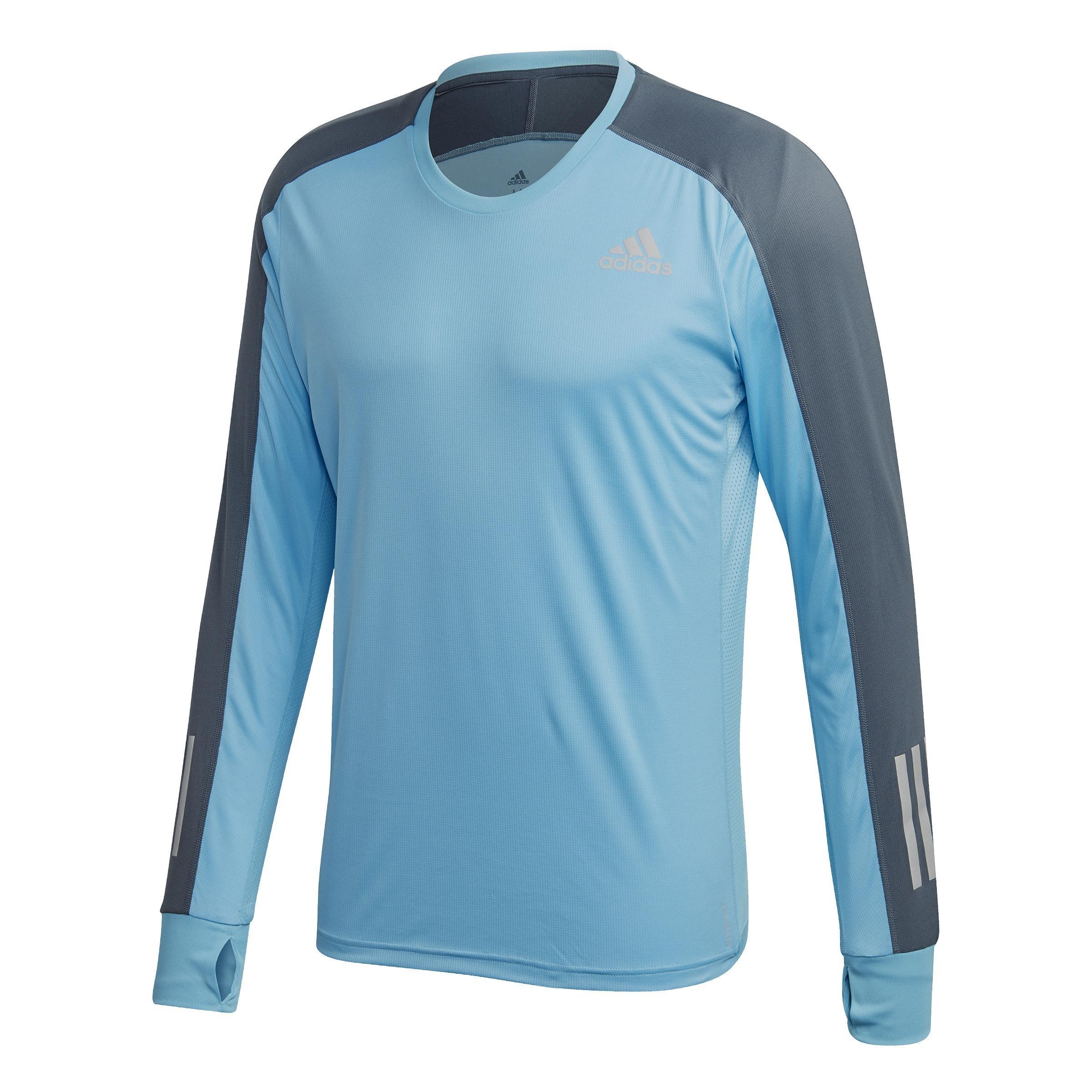 Own The Run Long-Sleeve Top, Turquoise, A901_ONE, large image number 2