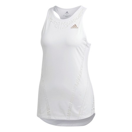 Women Primeblue Tank Top, White, A901_ONE, large image number 0