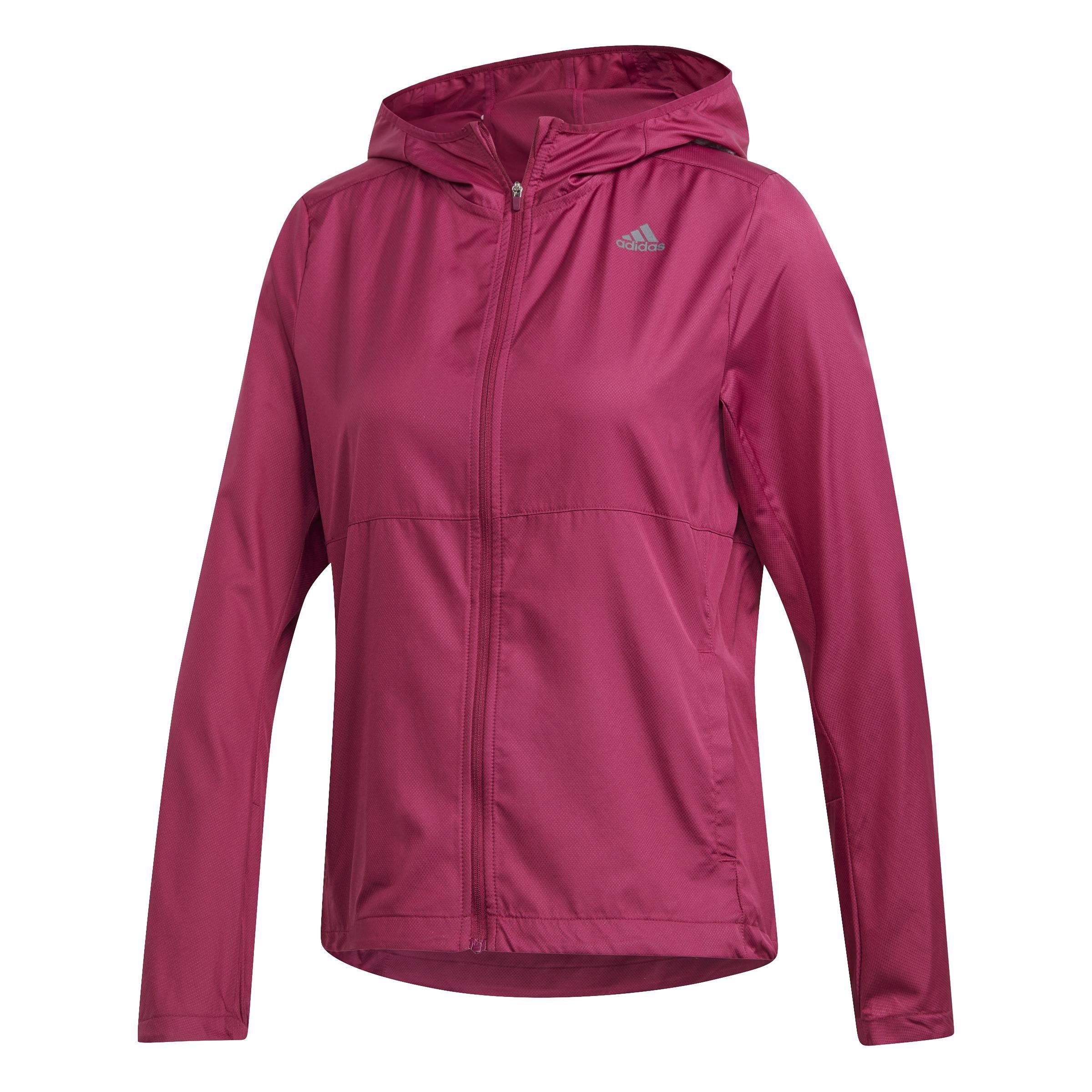 Own the Run Hooded Wind Jacket, Pink, , large image number 0