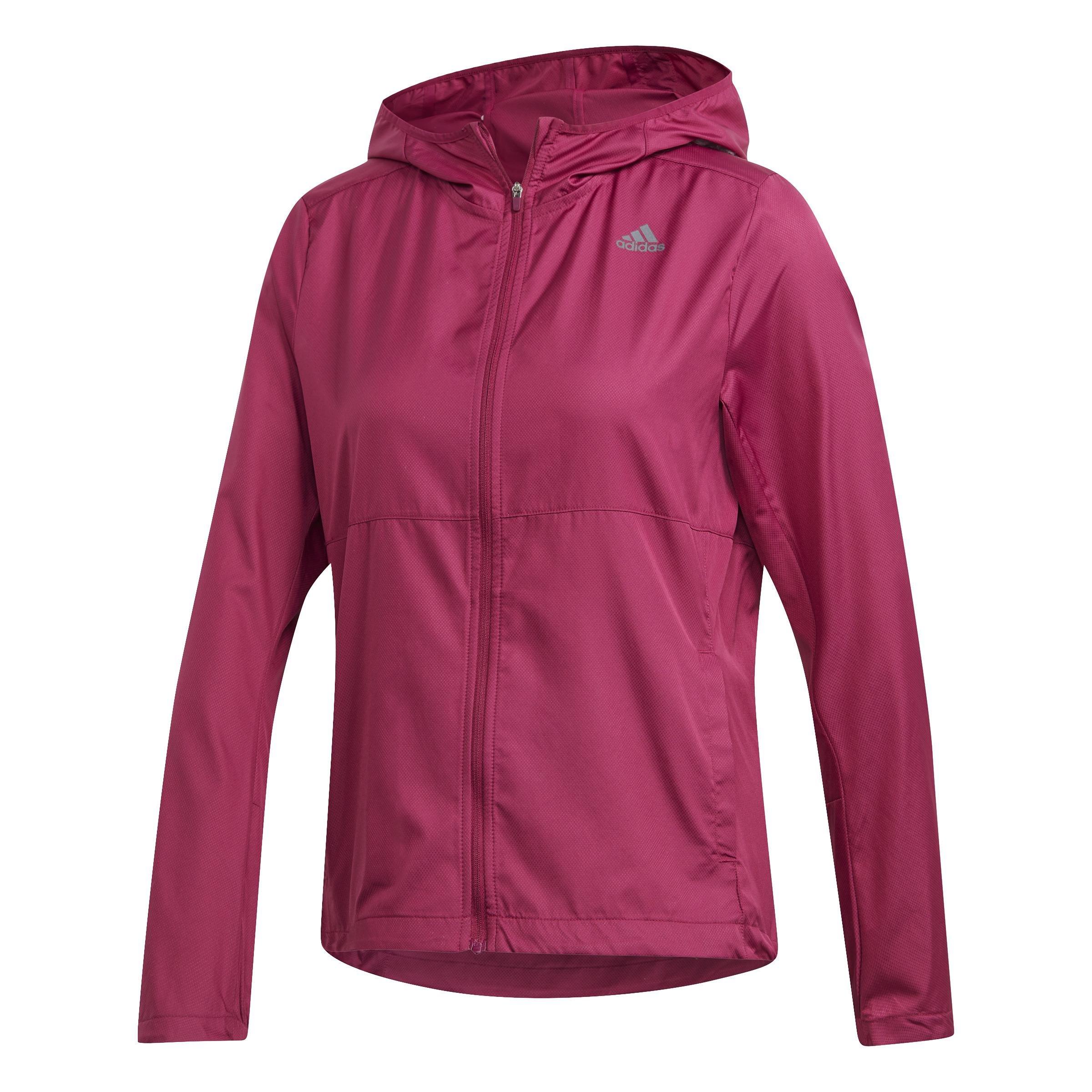 Own the Run Hooded Wind Jacket, Pink, , large image number 1