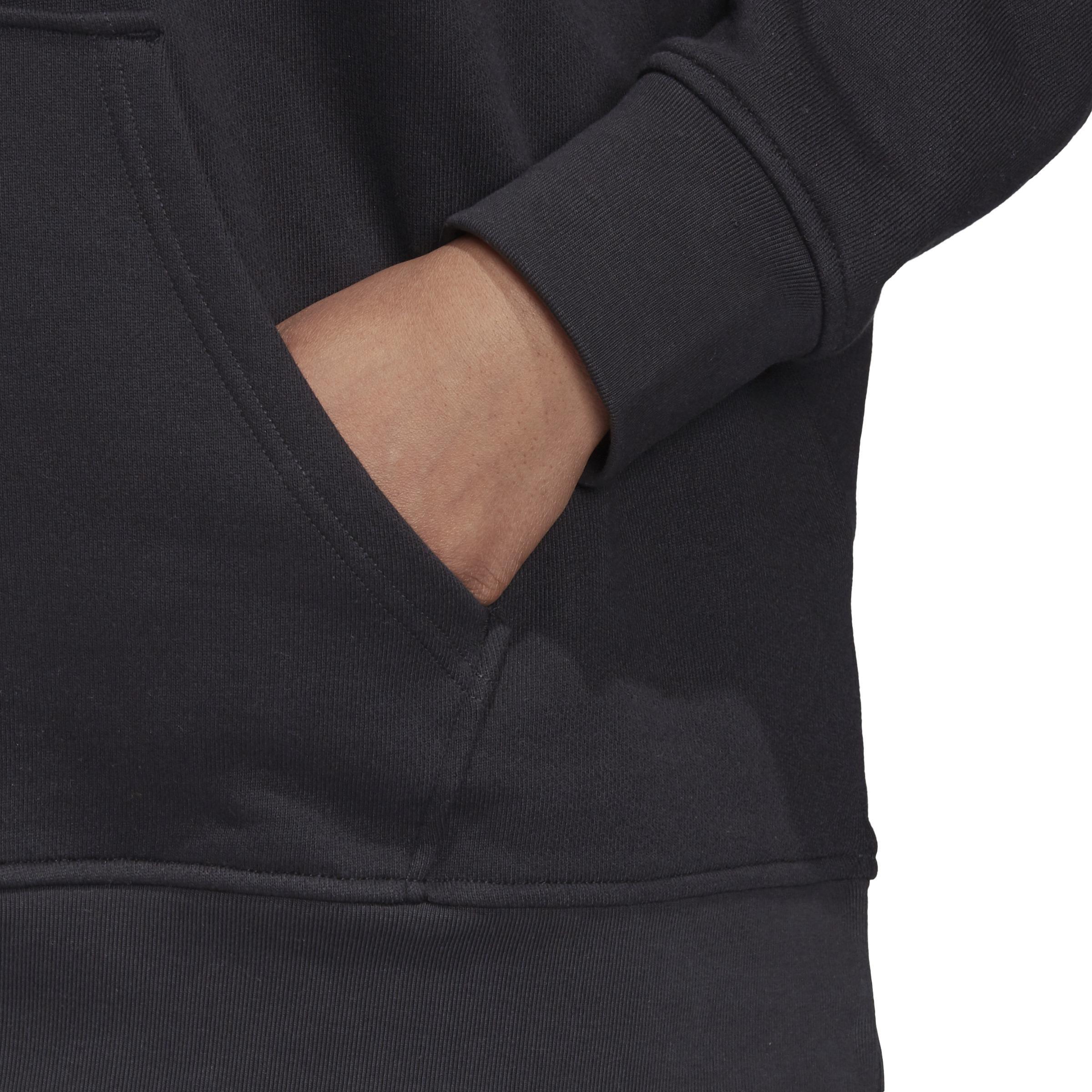 Trefoil Hoodie (Plus Size), Black, A901_ONE, large image number 6