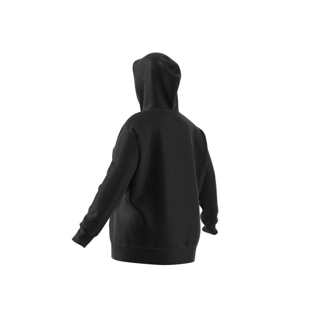 Trefoil Hoodie (Plus Size), Black, A901_ONE, large image number 8