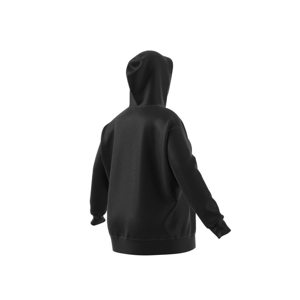 Trefoil Hoodie (Plus Size), Black, A901_ONE, large image number 9