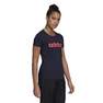 Women Essentials Linear T-Shirt, Navy, A901_ONE, thumbnail image number 0
