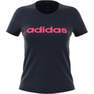 Women Essentials Linear T-Shirt, Navy, A901_ONE, thumbnail image number 4