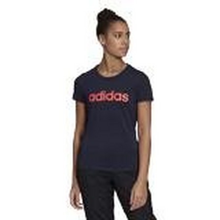 Women Essentials Linear T-Shirt, Navy, A901_ONE, large image number 24