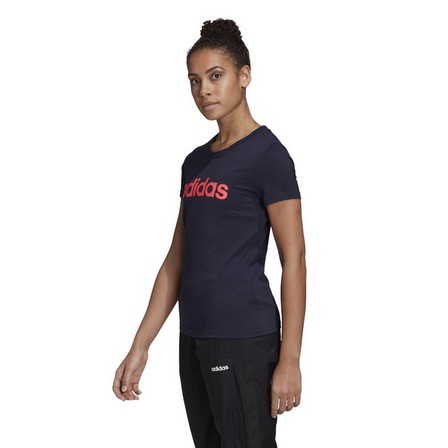 Women Essentials Linear T-Shirt, Navy, A901_ONE, large image number 27