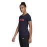 Women Essentials Linear T-Shirt, Navy, A901_ONE, thumbnail image number 27