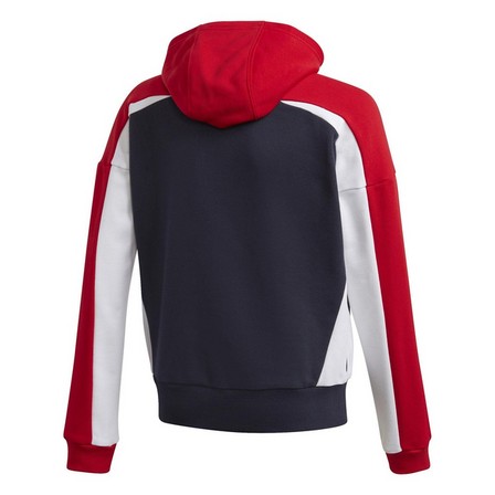 Kids Girls Bold Full-Zip Hoodie, Navy, A901_ONE, large image number 1