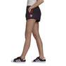 Women Adicolor 3D Trefoil Shorts, Black, A901_ONE, thumbnail image number 2