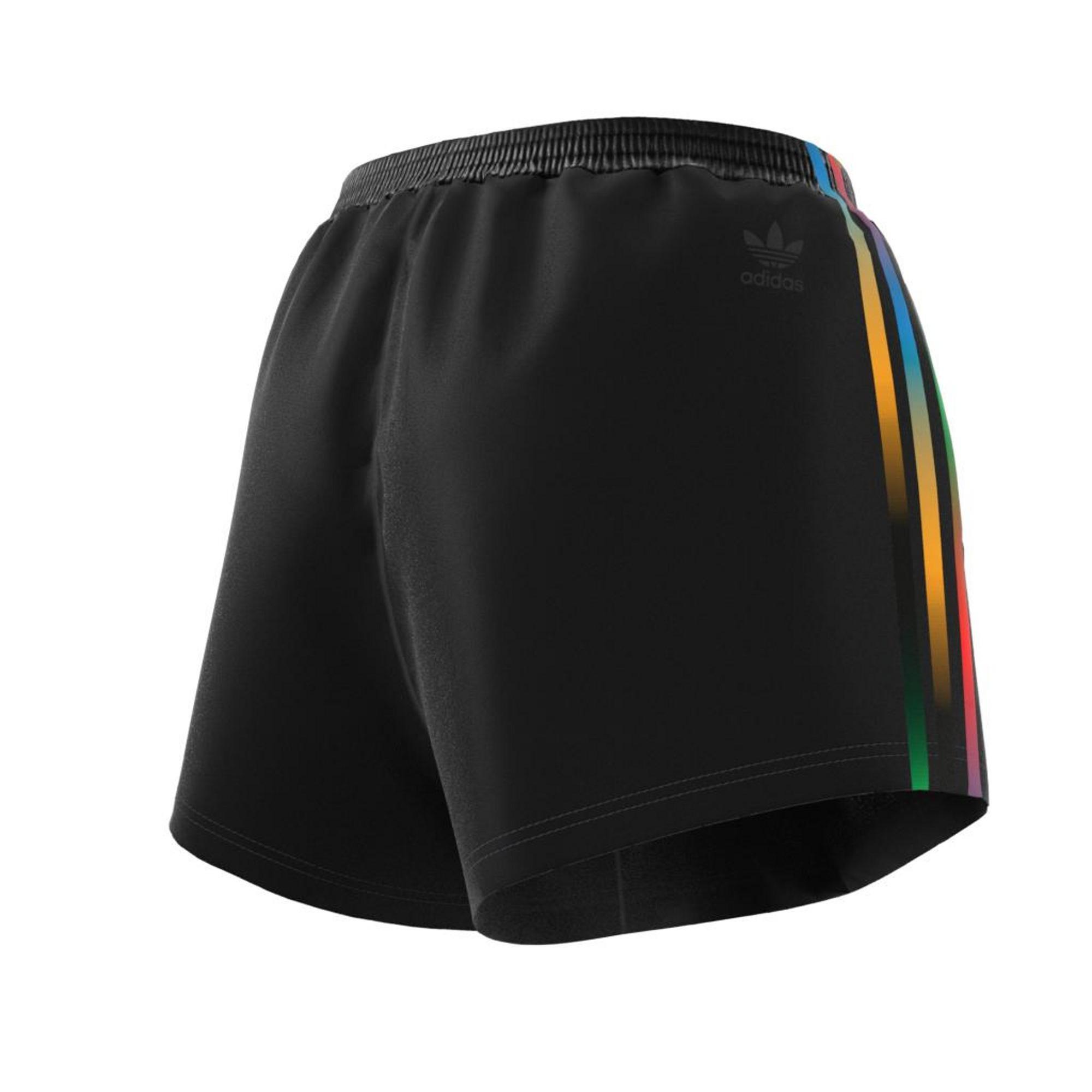 Women Adicolor 3D Trefoil Shorts, Black, A901_ONE, large image number 12