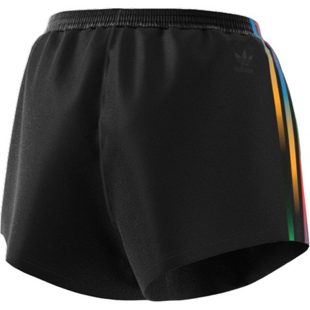 Women Adicolor 3D Trefoil Shorts, Black, A901_ONE, large image number 19
