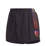 Women Adicolor 3D Trefoil Shorts, Black, A901_ONE, large image number 20