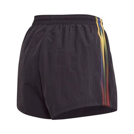 Women Adicolor 3D Trefoil Shorts, Black, A901_ONE, large image number 23