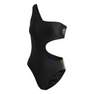 Women Adicolor 3D Trefoil Swimsuit, Black, A901_ONE, thumbnail image number 0