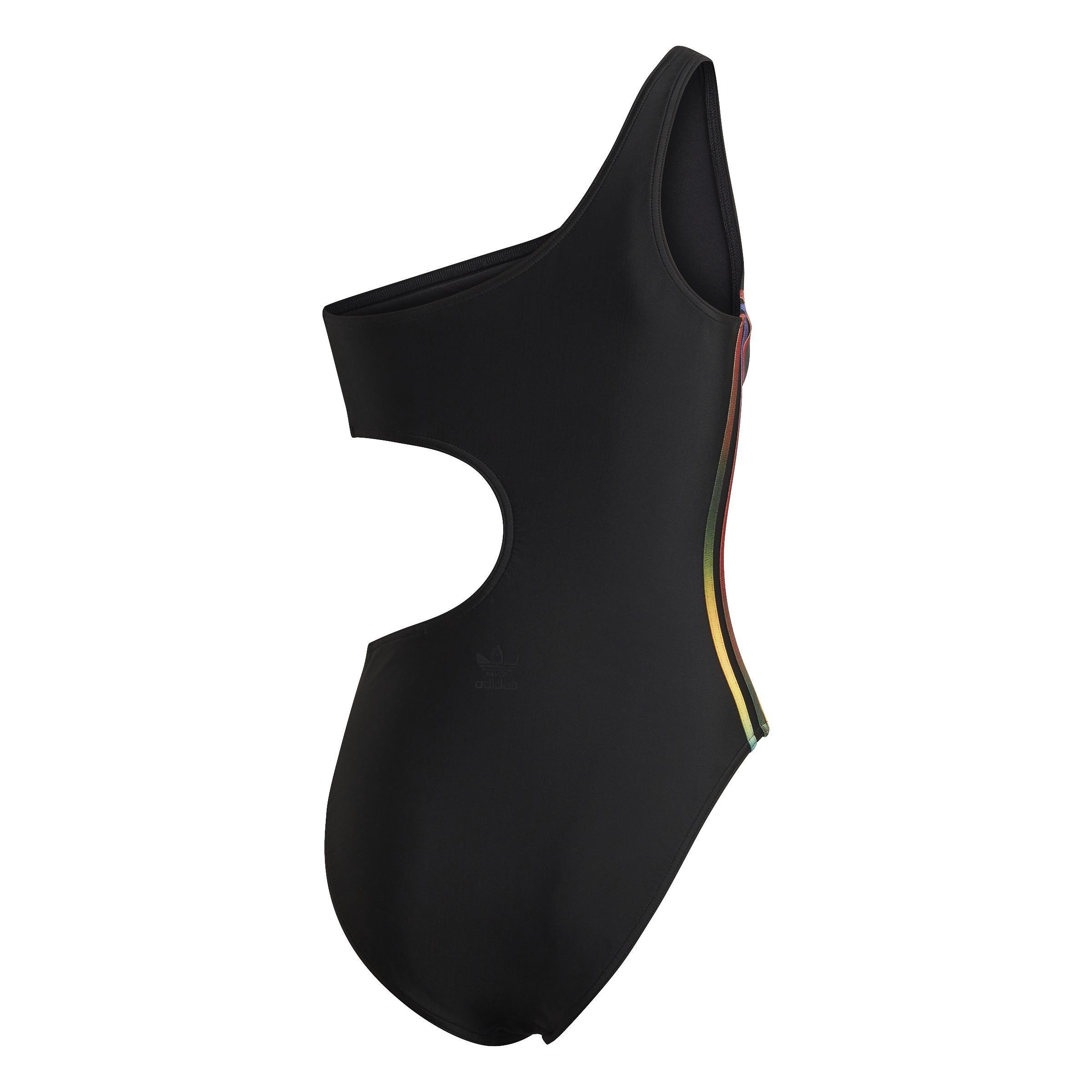 Adicolor 3D Trefoil Swimsuit, Black, A901_ONE, large image number 1