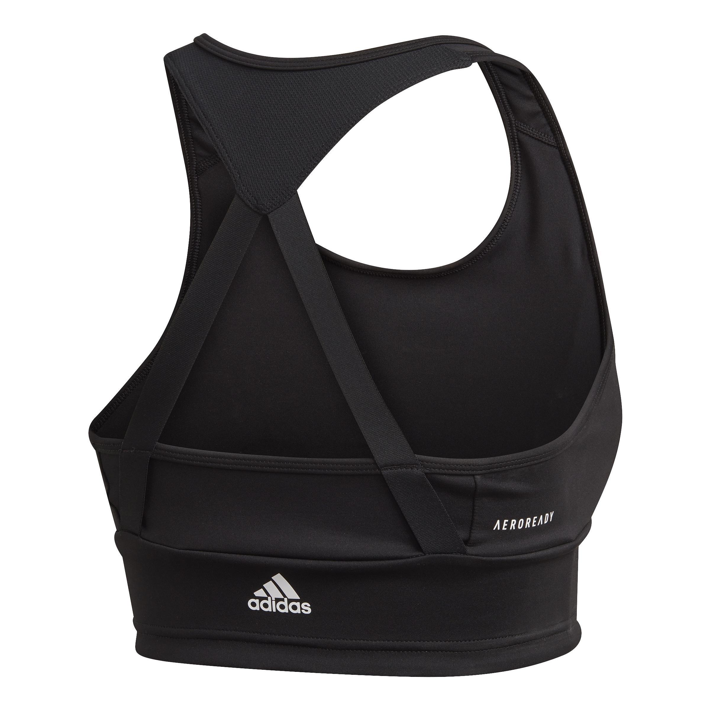 Designed To Move Sports Branded Sports Bra Top, Black, A901_ONE, large image number 1