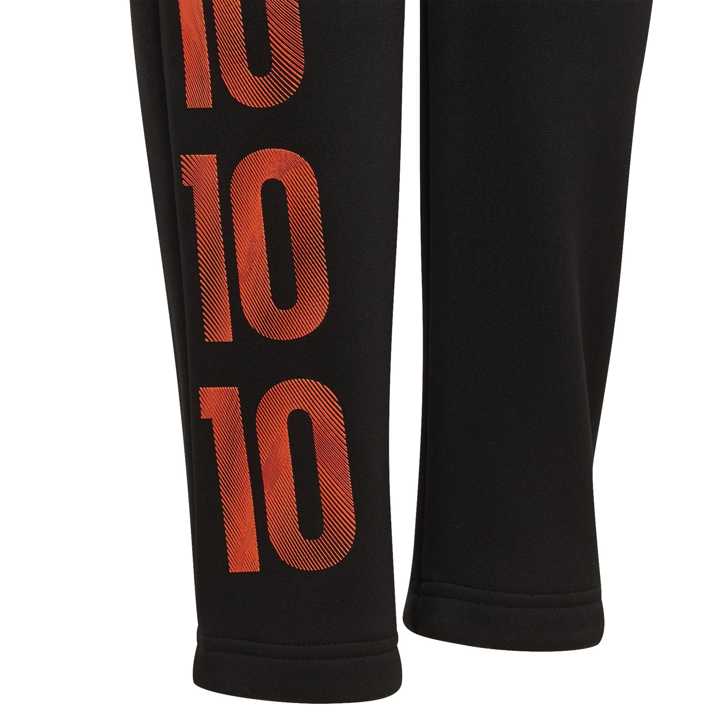 Kids Football-Inspired Messi AEROREADY Warming Joggers, Black, , large image number 3