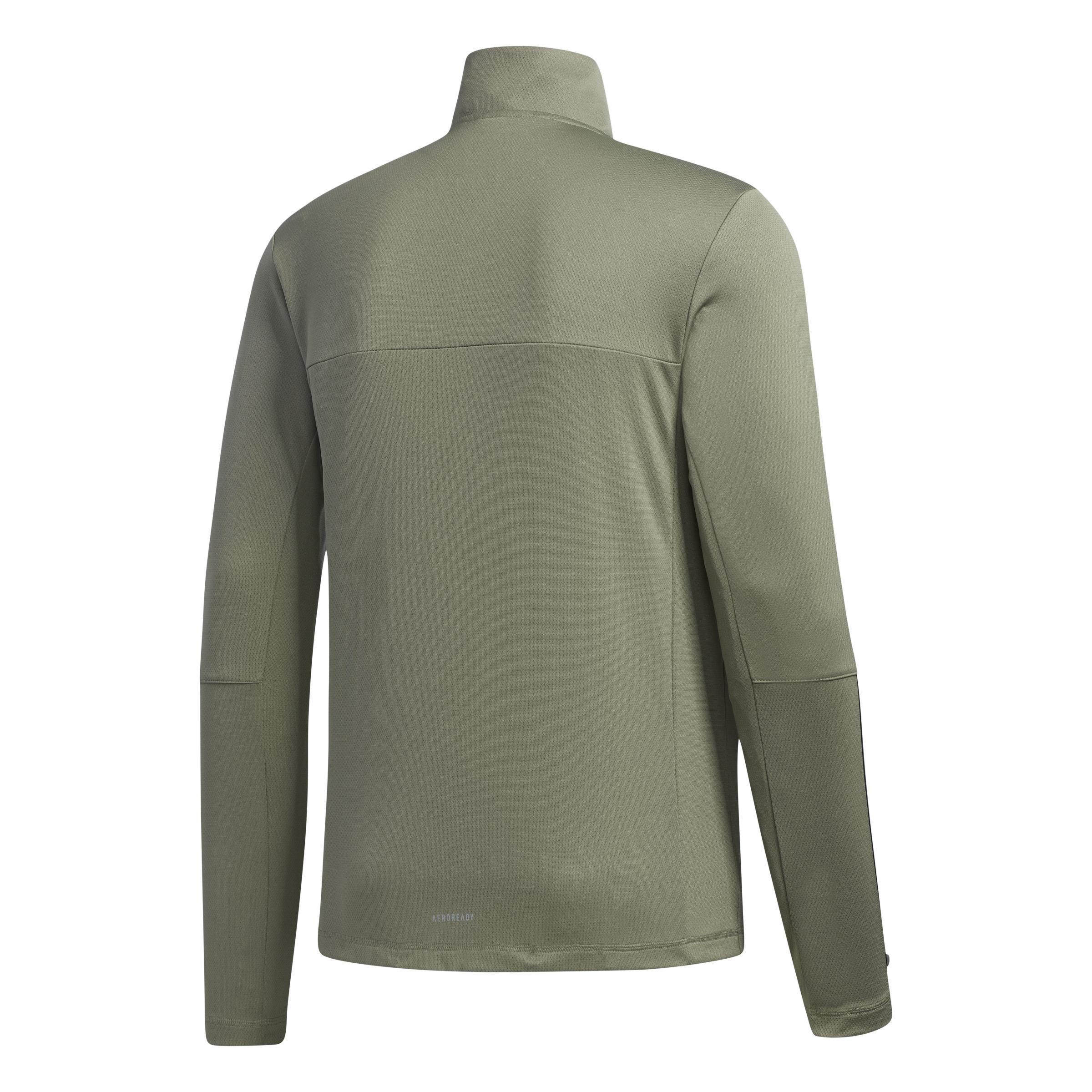 Intuitive Warmth 1/4 Zip Long Sleeve Sweatshirt, Green, A901_ONE, large image number 1