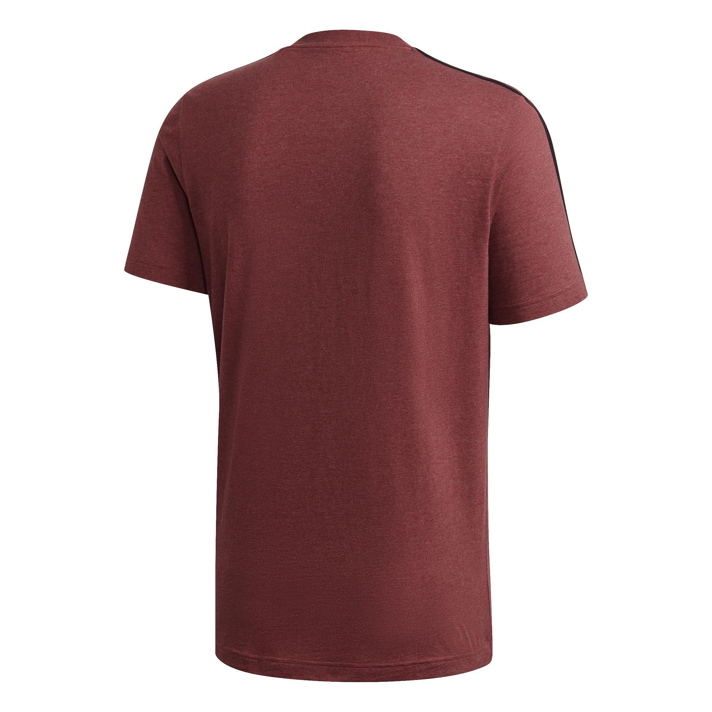 Essentials 3-Stripes T-Shirt, Red, , large image number 2