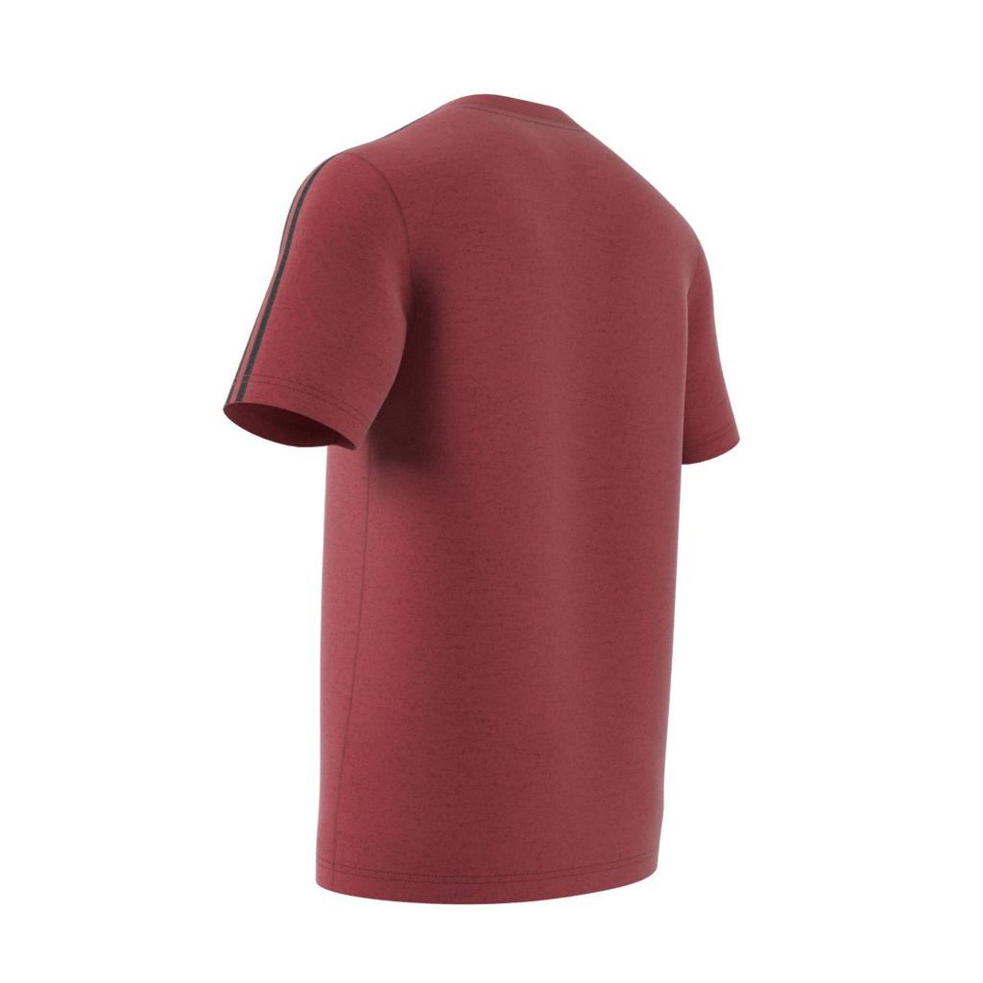 Essentials 3-Stripes T-Shirt, Red, , large image number 6