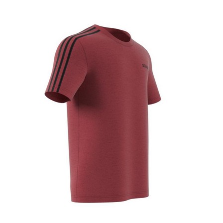 Men Essentials 3-Stripes T-Shirt, Red, A901_ONE, large image number 9
