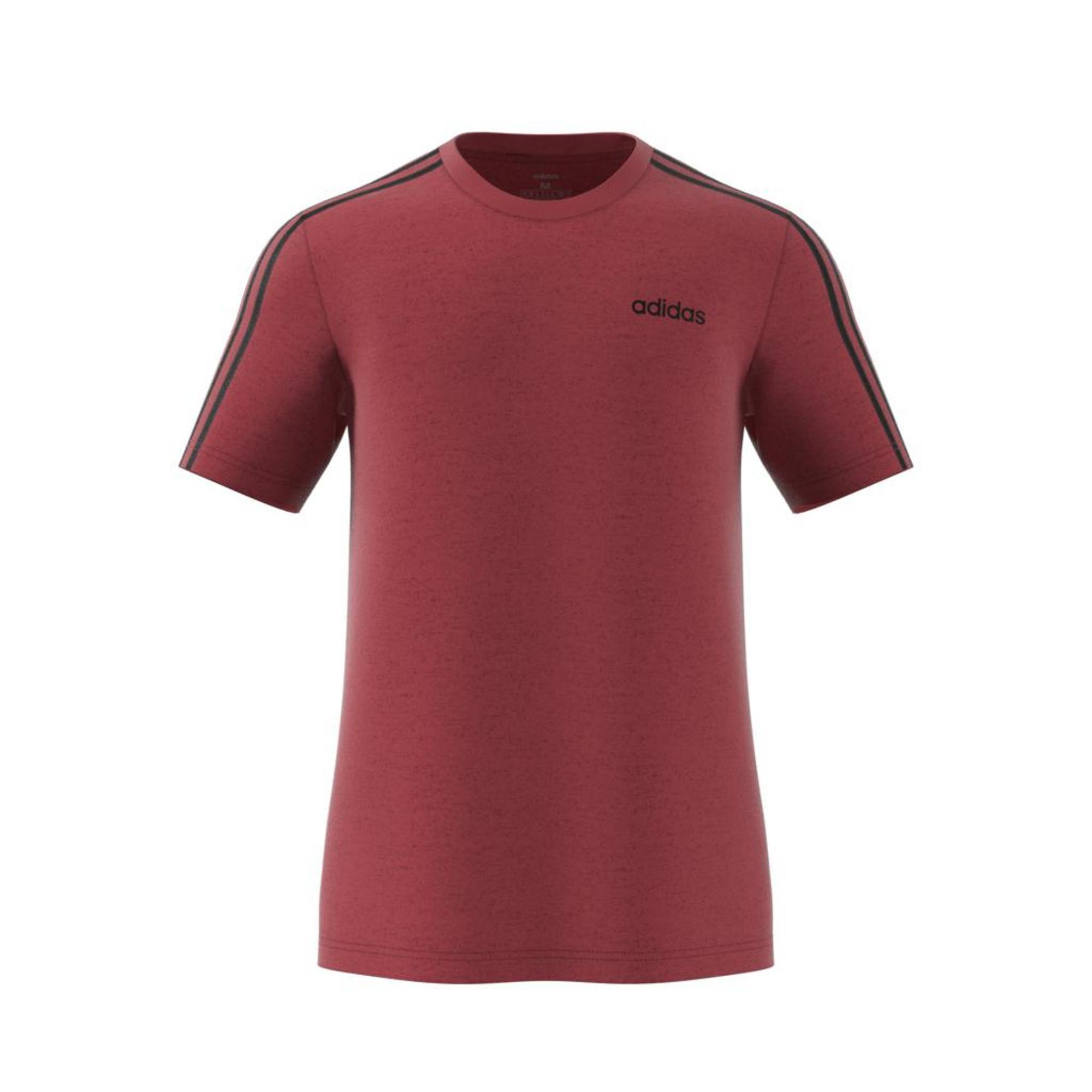 Essentials 3-Stripes T-Shirt, Red, A901_ONE, large image number 10