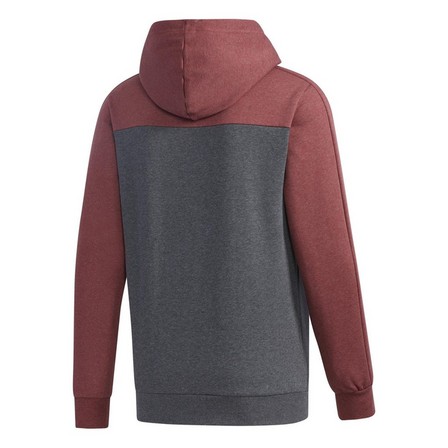 Men Essentials Hoodie, Red, A901_ONE, large image number 1