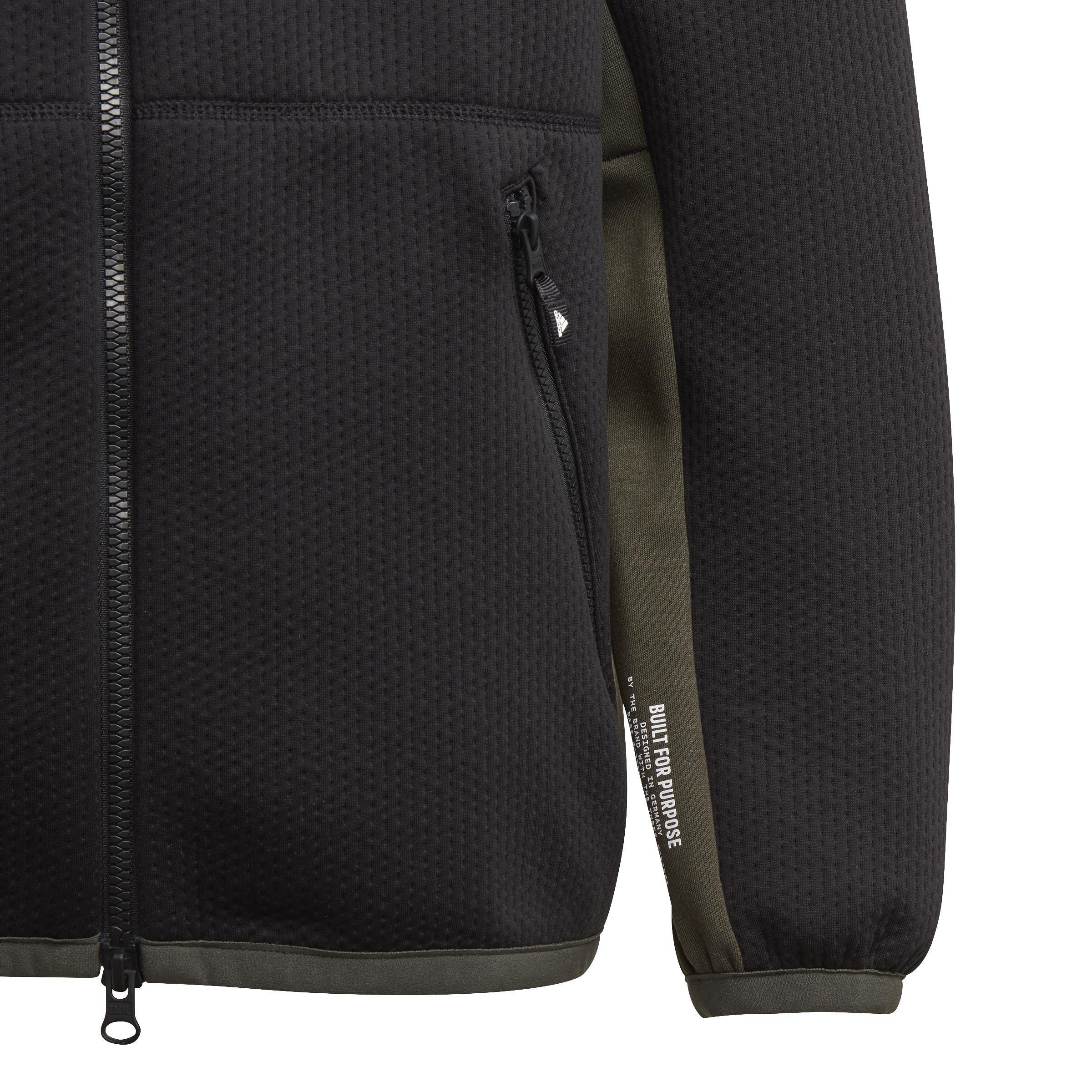 Kids adidas Z.N.E. AEROREADY Full-Zip Hoodie, Black, , large image number 4