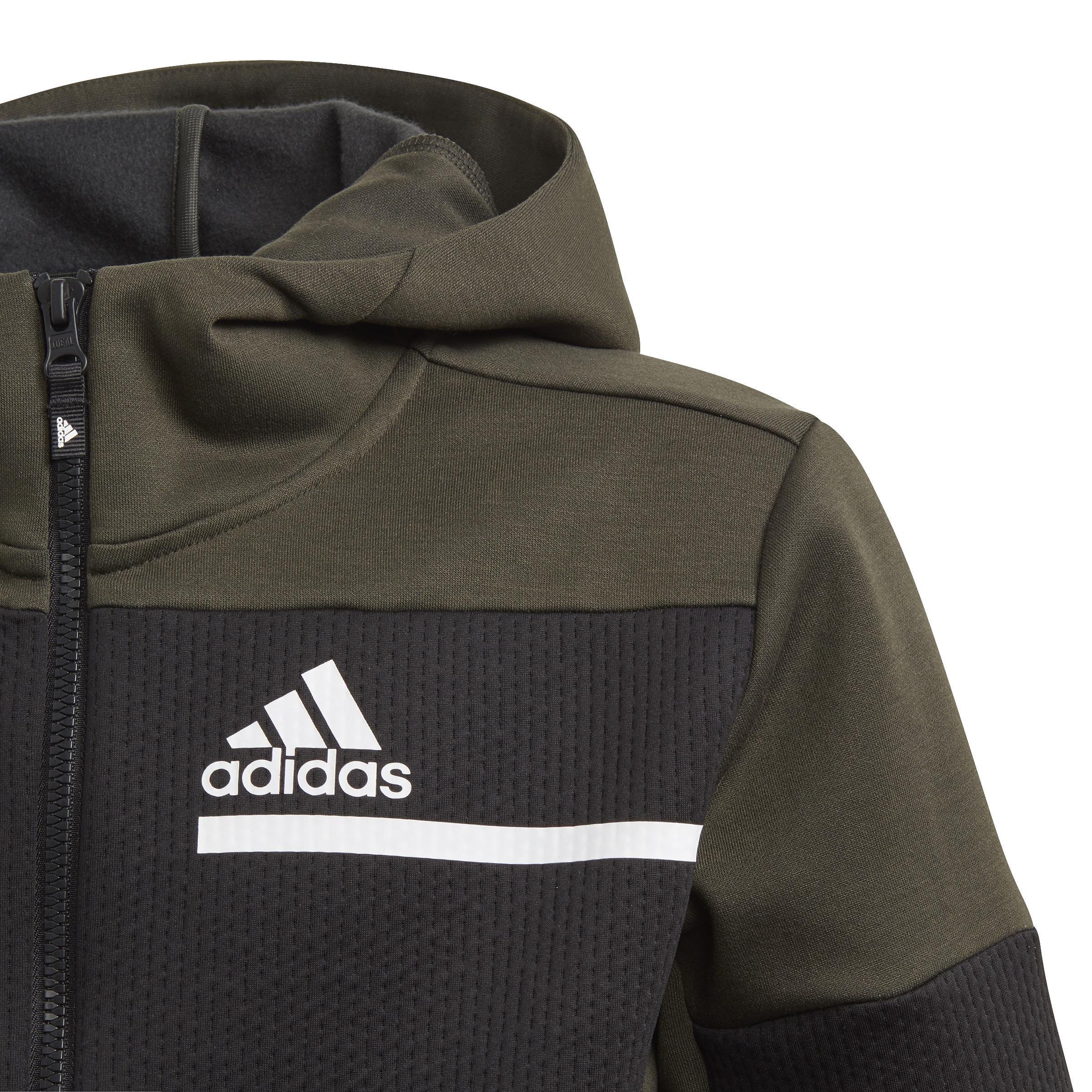 Kids adidas Z.N.E. AEROREADY Full-Zip Hoodie, Black, , large image number 5