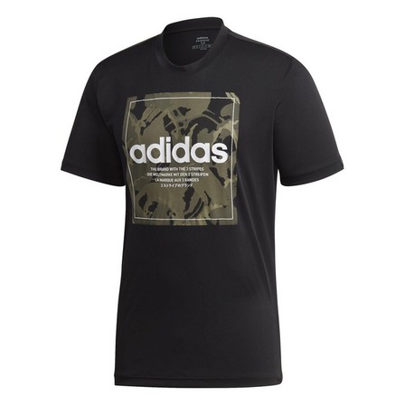 Men Camouflage Box Tee, Black, A901_ONE, large image number 0