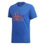 Men Conf Gfx T-Shirt, Blue, A901_ONE, thumbnail image number 2