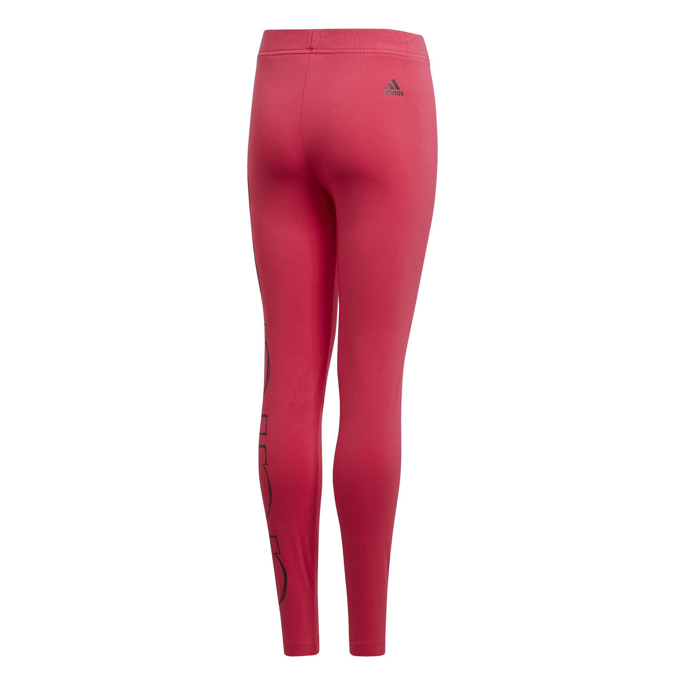 Kids Logo Leggings, Pink, A901_ONE, large image number 1