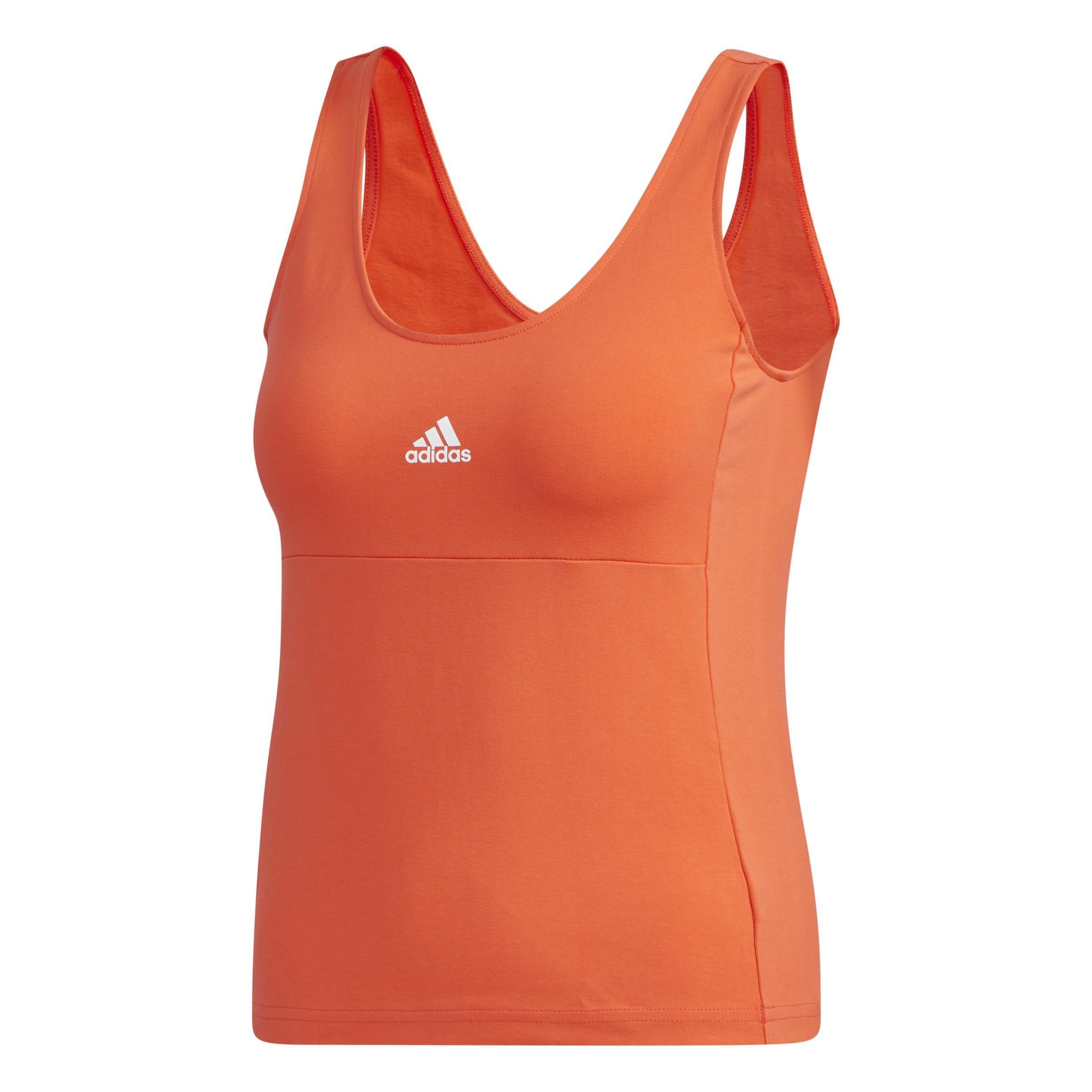 New Authentic Tank Top Semi, Red, A901_ONE, large image number 2